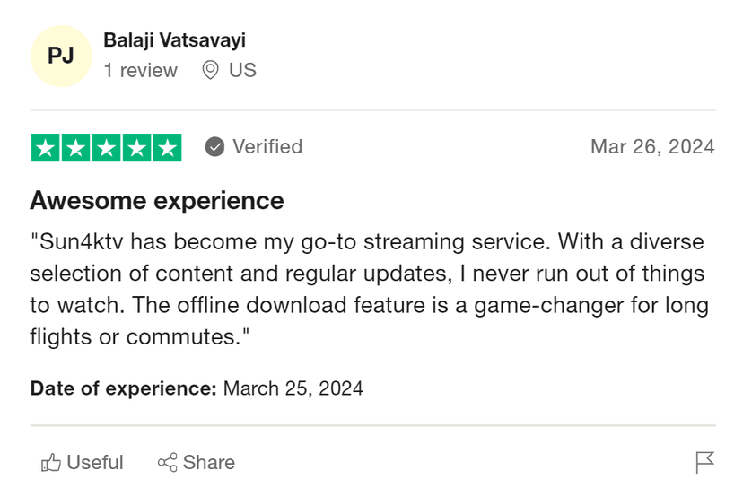Client Feedback Balaji Vatsavayi